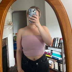 Pink tube top